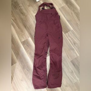 Women’s Burton Avon Bib Ski Pants. Small.